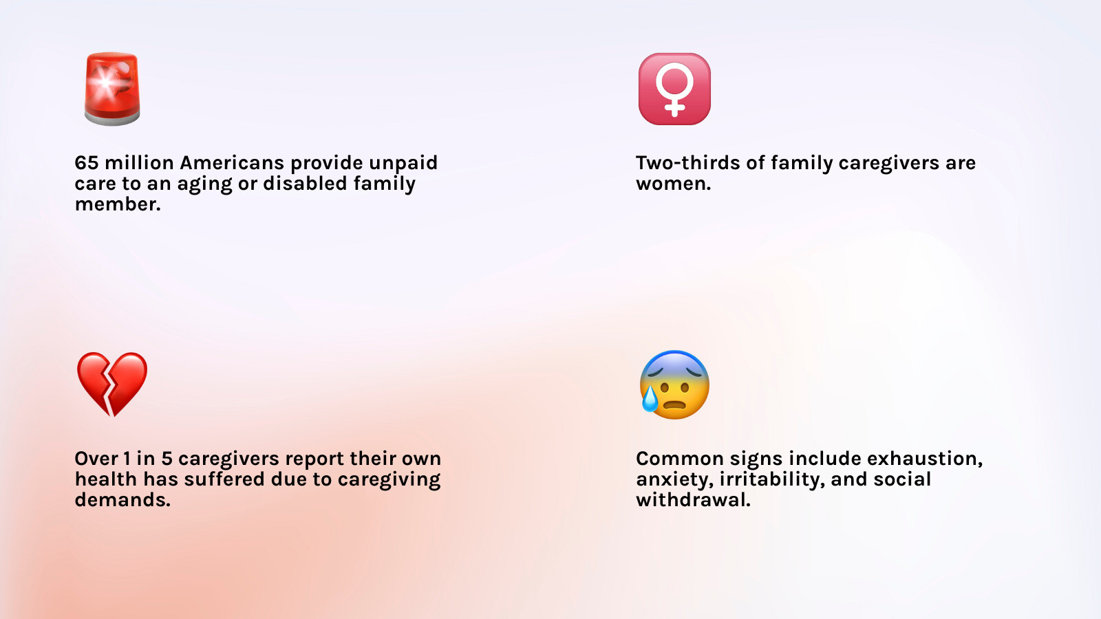 10 warning signs of caregiver stress infographic with symptoms and quick relief tips - Caregiver stress relief infographic